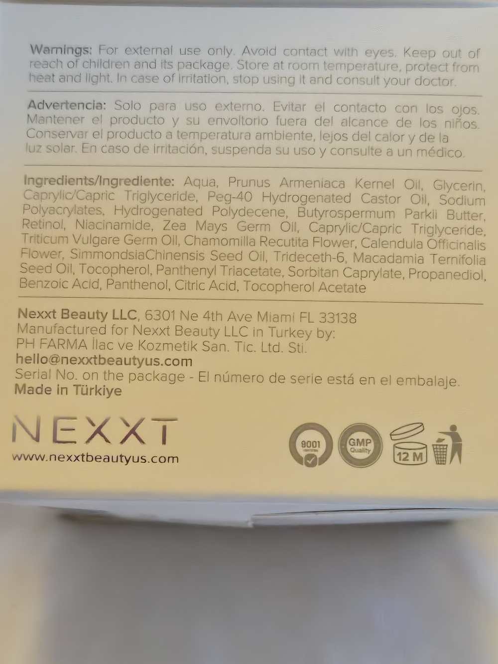 NEXXT Revive Night Cream - Deep Green Nourishing Night Moisturizer - Picture 3 of 5